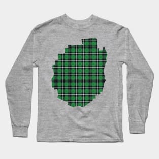 Green Plaid Adirondack Park Long Sleeve T-Shirt